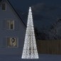 vidaXL LED-Weihnachtsbaum für Fahnenmast 1534 LEDs Kaltweiß 500 cm vidaXL LED-Weihnachtsbaum für Fahnenmast 1534 LEDs Kaltweiß 500 cm