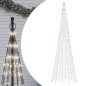 vidaXL LED-Weihnachtsbaum für Fahnenmast 1534 LEDs Kaltweiß 500 cm vidaXL LED-Weihnachtsbaum für Fahnenmast 1534 LEDs Kaltweiß 500 cm