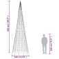 vidaXL LED-Weihnachtsbaum für Fahnenmast 1534 LEDs Kaltweiß 500 cm vidaXL LED-Weihnachtsbaum für Fahnenmast 1534 LEDs Kaltweiß 500 cm