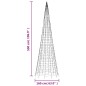 vidaXL LED-Weihnachtsbaum für Fahnenmast 1534 LEDs Kaltweiß 500 cm vidaXL LED-Weihnachtsbaum für Fahnenmast 1534 LEDs Kaltweiß 500 cm