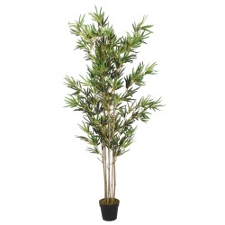 vidaXL Bambusbaum Künstlich 1380 Blätter 200 cm Grün