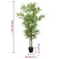 vidaXL Bambusbaum Künstlich 828 Blätter 150 cm Grün vidaXL Bambusbaum Künstlich 828 Blätter 150 cm Grün