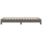 vidaXL Bettgestell Grau 100x200 cm Kunstleder vidaXL Bettgestell Grau 100x200 cm Kunstleder