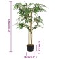 vidaXL Bambusbaum Künstlich 760 Blätter 120 cm Grün vidaXL Bambusbaum Künstlich 760 Blätter 120 cm Grün