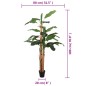 vidaXL Bananenbaum Künstlich 19 Blätter 180 cm Grün vidaXL Bananenbaum Künstlich 19 Blätter 180 cm Grün