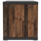 FMD Kommode mit 2 Türen 80x34,9x89,9 cm Grau und Old Style FMD Kommode mit 2 Türen 80x34,9x89,9 cm Grau und Old Style
