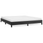 Bettgestell Schwarz 180x200 cm Kunstleder Bettgestell Schwarz 180x200 cm Kunstleder