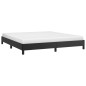 Bettgestell Schwarz 180x200 cm Kunstleder Bettgestell Schwarz 180x200 cm Kunstleder