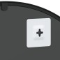 vidaXL Wandspiegel Schwarz 60x130 cm Gewölbt Eisen vidaXL Wandspiegel Schwarz 60x130 cm Gewölbt Eisen