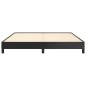 Bettgestell Schwarz 180x200 cm Kunstleder Bettgestell Schwarz 180x200 cm Kunstleder