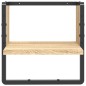 vidaXL Wandregal mit Stange Sonoma-Eiche 30x25x30 cm vidaXL Wandregal mit Stange Sonoma-Eiche 30x25x30 cm