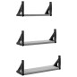 vidaXL 3-tlg. Wandregal-Set Grau Sonoma Holzwerkstoff vidaXL 3-tlg. Wandregal-Set Grau Sonoma Holzwerkstoff