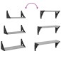 vidaXL 3-tlg. Wandregal-Set Grau Sonoma Holzwerkstoff vidaXL 3-tlg. Wandregal-Set Grau Sonoma Holzwerkstoff