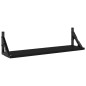 vidaXL Wandregale 2 Stk. Schwarz 60x15x15,5 cm vidaXL Wandregale 2 Stk. Schwarz 60x15x15,5 cm