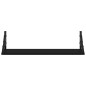 vidaXL Wandregale 2 Stk. Schwarz 60x15x15,5 cm vidaXL Wandregale 2 Stk. Schwarz 60x15x15,5 cm