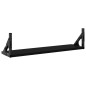 vidaXL Wandregale 2 Stk. Schwarz 60x15x15,5 cm vidaXL Wandregale 2 Stk. Schwarz 60x15x15,5 cm