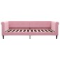 vidaXL Tagesbett Ausziehbar Rosa 100x200 cm Samt vidaXL Tagesbett Ausziehbar Rosa 100x200 cm Samt
