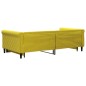 vidaXL Tagesbett Ausziehbar Gelb 100x200 cm Samt vidaXL Tagesbett Ausziehbar Gelb 100x200 cm Samt