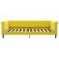 vidaXL Tagesbett Ausziehbar Gelb 100x200 cm Samt vidaXL Tagesbett Ausziehbar Gelb 100x200 cm Samt
