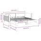 vidaXL Tagesbett Ausziehbar Gelb 100x200 cm Samt vidaXL Tagesbett Ausziehbar Gelb 100x200 cm Samt