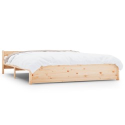 vidaXL Massivholzbett 200x200 cm