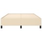 vidaXL Bettgestell Creme 140x190 cm Stoff vidaXL Bettgestell Creme 140x190 cm Stoff