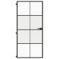 vidaXL Innentür Schlank Schwarz 93x201,5 cm Hartglas & Aluminium vidaXL Innentür Schlank Schwarz 93x201,5 cm Hartglas & Aluminium
