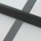 vidaXL Innentür Schlank Schwarz 93x201,5 cm Hartglas & Aluminium vidaXL Innentür Schlank Schwarz 93x201,5 cm Hartglas & Aluminium