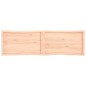 vidaXL Tischplatte 180x50x6 cm Massivholz Eiche Unbehandelt Baumkante vidaXL Tischplatte 180x50x6 cm Massivholz Eiche Unbehandelt Baumkante