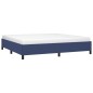 Bettgestell Blau 200x200 cm Stoff Bettgestell Blau 200x200 cm Stoff