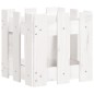 vidaXL Pflanzkübel Lattenzaun-Design Weiß 30x30x30 cm Kiefernholz vidaXL Pflanzkübel Lattenzaun-Design Weiß 30x30x30 cm Kiefernholz