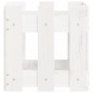 vidaXL Pflanzkübel Lattenzaun-Design Weiß 30x30x30 cm Kiefernholz vidaXL Pflanzkübel Lattenzaun-Design Weiß 30x30x30 cm Kiefernholz