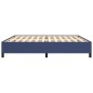Bettgestell Blau 200x200 cm Stoff Bettgestell Blau 200x200 cm Stoff