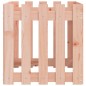 vidaXL Pflanzkübel Lattenzaun-Design 50x50x50 cm Massivholz Douglasie