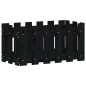 vidaXL Pflanzkübel Lattenzaun-Design Schwarz 60x30x30 cm Kiefernholz vidaXL Pflanzkübel Lattenzaun-Design Schwarz 60x30x30 cm Kiefernholz