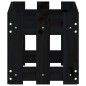 vidaXL Pflanzkübel Lattenzaun-Design Schwarz 60x30x30 cm Kiefernholz vidaXL Pflanzkübel Lattenzaun-Design Schwarz 60x30x30 cm Kiefernholz