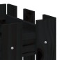 vidaXL Pflanzkübel Lattenzaun-Design Schwarz 60x30x30 cm Kiefernholz vidaXL Pflanzkübel Lattenzaun-Design Schwarz 60x30x30 cm Kiefernholz
