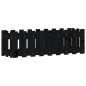 vidaXL Hochbeet Latten-Design Schwarz 100x30x30 cm Massivholz Kiefer vidaXL Hochbeet Latten-Design Schwarz 100x30x30 cm Massivholz Kiefer
