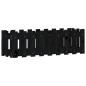 vidaXL Hochbeet Latten-Design Schwarz 100x30x30 cm Massivholz Kiefer vidaXL Hochbeet Latten-Design Schwarz 100x30x30 cm Massivholz Kiefer