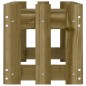 vidaXL Hochbeet Lattenzaun-Design 100x30x30 cm Kiefernholz Imprägniert vidaXL Hochbeet Lattenzaun-Design 100x30x30 cm Kiefernholz Imprägniert