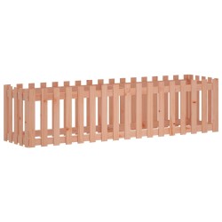vidaXL Hochbeet Lattenzaun-Design 200x50x50 cm Massivholz Douglasie
