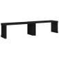 vidaXL Gartenbank Ausziehbar Schwarz 212,5x40,5x45cm Massivholz Kiefer vidaXL Gartenbank Ausziehbar Schwarz 212,5x40,5x45cm Massivholz Kiefer