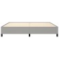 vidaXL Bettgestell ohne Matratze Hellgrau 200x200 cm Stoff vidaXL Bettgestell ohne Matratze Hellgrau 200x200 cm Stoff