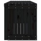 vidaXL Gartenbank Ausziehbar Schwarz 212,5x40,5x45cm Massivholz Kiefer vidaXL Gartenbank Ausziehbar Schwarz 212,5x40,5x45cm Massivholz Kiefer