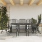 vidaXL 9-tlg. Garten-Essgruppe Anthrazit Streckgitter vidaXL 9-tlg. Garten-Essgruppe Anthrazit Streckgitter