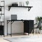 vidaXL Computertisch Schwarz 131x48x75 cm Holzwerkstoff vidaXL Computertisch Schwarz 131x48x75 cm Holzwerkstoff