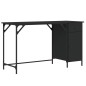 vidaXL Computertisch Schwarz 131x48x75 cm Holzwerkstoff vidaXL Computertisch Schwarz 131x48x75 cm Holzwerkstoff