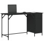 vidaXL Computertisch Schwarz 131x48x75 cm Holzwerkstoff vidaXL Computertisch Schwarz 131x48x75 cm Holzwerkstoff