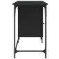 vidaXL Computertisch Schwarz 131x48x75 cm Holzwerkstoff vidaXL Computertisch Schwarz 131x48x75 cm Holzwerkstoff