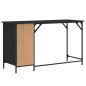 vidaXL Computertisch Schwarz 131x48x75 cm Holzwerkstoff vidaXL Computertisch Schwarz 131x48x75 cm Holzwerkstoff